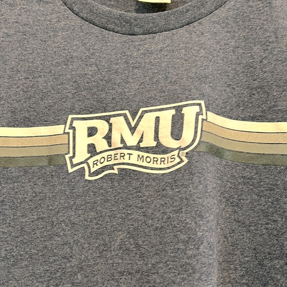 ROBERT MORRIS men’s t-shirt blue NWOT - Picture 2 of 3